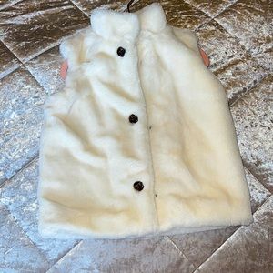 Hanna Anderson Faux Fur Vest